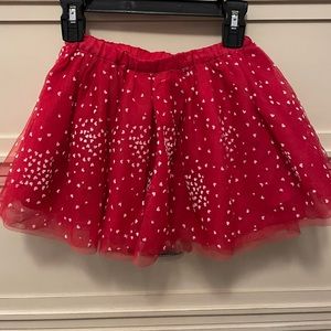 Girls hearts skirt size 5t